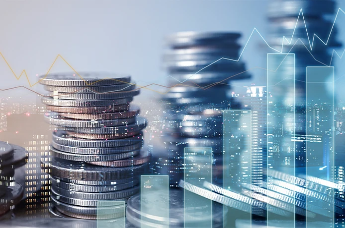 financial graphic stock market concept image